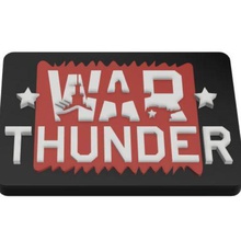 guerre thunder signe war logo 3d print model - Mito3D
