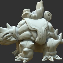 war turtle game toy accessories monster fantasy dungeon dnd miniature mini creature beast animal 3d print model - Mito3D