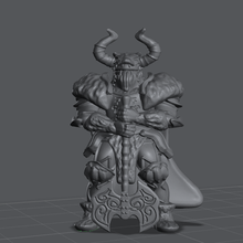 bande guerre Loup Chevalier chef militaire Jeu table rpg barbare 3d print model - Mito3D