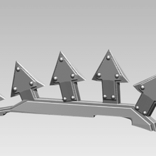 chien guerre pointes 40k marteau Titan 3d print model - Mito3D