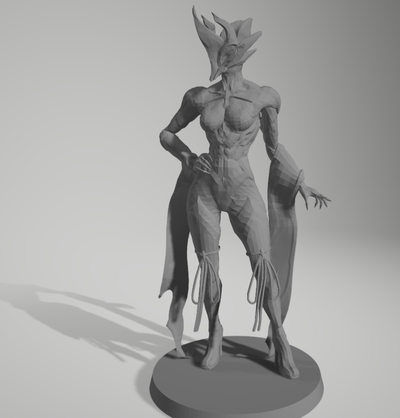 warframe ascua reliquia familia busto arte juego mmo línea modelos principal 3d print model - Mito3D