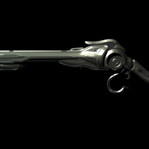 warframe - sybaris working lever tool cosplay prop weapon tenno video game 3d printing 3D print model - Mito3D