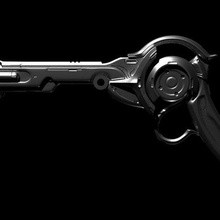 estrutura guerra zylok ferramenta cosplay suporte arma lótus scifi tenno 3d impressão 3d print model - Mito3D