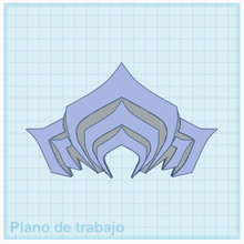 warframe logo game lotus 3d print model - Mito3D