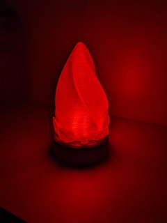 warframe rania's crystal mjikthize propmaking lamp 3d print model - Mito3D