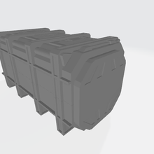 jogo guerra Remessa recipiente gerador terreno caixote 3d print model - Mito3D