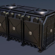 wargaming cargo crate game warhammer40k killteam 40k terrain wargame 3d print model - Mito3D