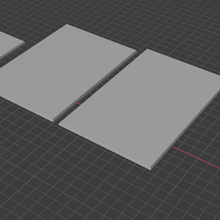 wargaming plain magnetised rectangular base stl pack art adlg bases 3d print model - Mito3D