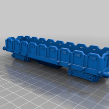 warhammer 40k - général gargo wagon à l'échelle ho 1 87 jeu jouets mécaniques le train 3d print model - Mito3D