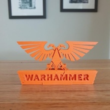 warhammer 40k phone stand gadget warhammer40k 4000 mobile cell holder gift gaming tabletop easy 3d print model - Mito3D