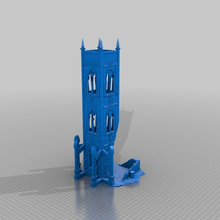 Kriegshammer 40k Terrain Würfel Turm 3d print model - Mito3D