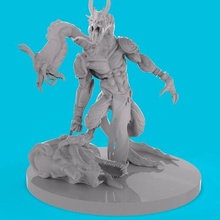 warhammer chaos monster creature 3d print model - Mito3D