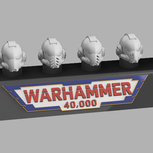 warhammer casco base 3D print model - Mito3D