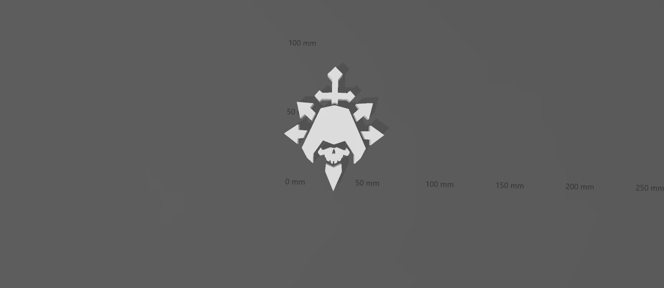 warhammer logo decorazione parete 40k 30k video gioco aquila 3D print model - Mito3D