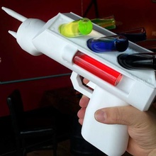 warhammer medicae combat injector game 40k fiction gun pistol prop sci science scifi syringe props 3d print model - Mito3D