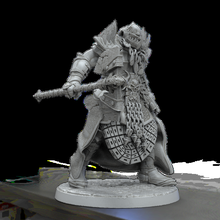 marteau guerre guerrier armé stl Jeu guerrerowarhammer characters3d zbrush atelier jeu 3d print model - Mito3D
