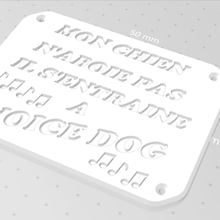 warnschild verschiedene Platte 3d print model - Mito3D