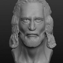 warrior art bust human man people 3d print model - Mito3D