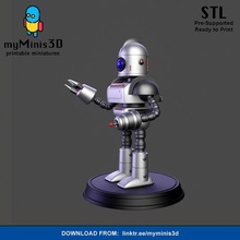 warrior 3 invader robots warband 3d print models art stl 3dprinting 3dprint miniature toy arttoy figures miniatures videogames collectibles warhammer 40k necrons robot steampunk space rpg tabletop wargame 3d print model - Mito3D