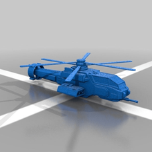 guerrero h8 helicóptero art modelos battletech de la aeronave 3d print model - Mito3D