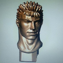 warrior head 3d print model - Mito3D