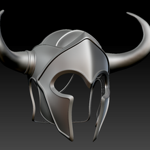 warrior helmet art guerrero el casco la máscara hombre mujer tamaño 3d print model - Mito3D