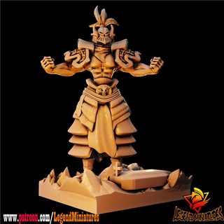 warrior manara sclupt war character devil miniatures art free sad design 3d toy low poly h ght 3d print model - Mito3D
