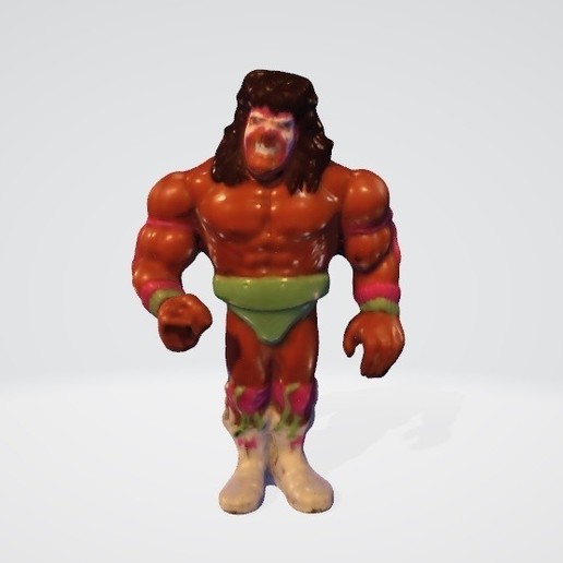 warrior ultimate wrestling art wwe wwf wcw ecw toys action figures 3D print model - Mito3D