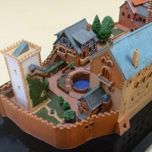 castelo de wartburg kitset arquitetura modelo estruturas edifícios 3d print model - Mito3D