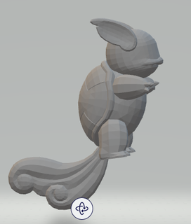 tartaruga Pokemon squirtle 3d print model - Mito3D