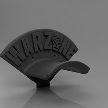 zona guerra auricular soporte 3d print model - Mito3D