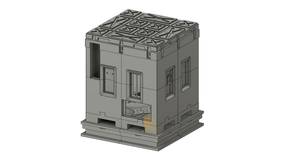 zona guerra loadout far cadere decorativo scatola non testato pc Astuccio guaina Conservazione pianta pentola 3d print model - Mito3D