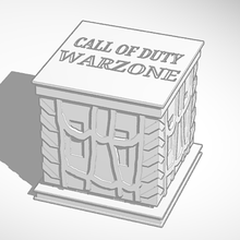 warzone equipamento cair jogo callofduty cod modern warfare mw coloque para fora a caixa drop secretária 3d print model - Mito3D