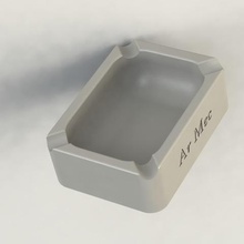 lavable cenicero casa a la mano ronda bastante cigarro 3d print model - Mito3D