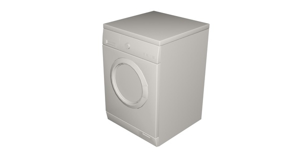 lavaggio macchina gioco plastica lavanderia interni bagno domestico apparecchio cestino cucina Abiti mobilia asciugatrice rondella elettronica casa 3d print model - Mito3D