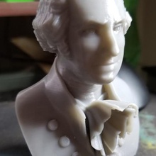 washington bust art sculptures statue patriot busts 3d print model - Mito3D