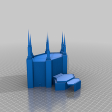 washington dc temple architecture church buildings structures 3d print model - Mito3D