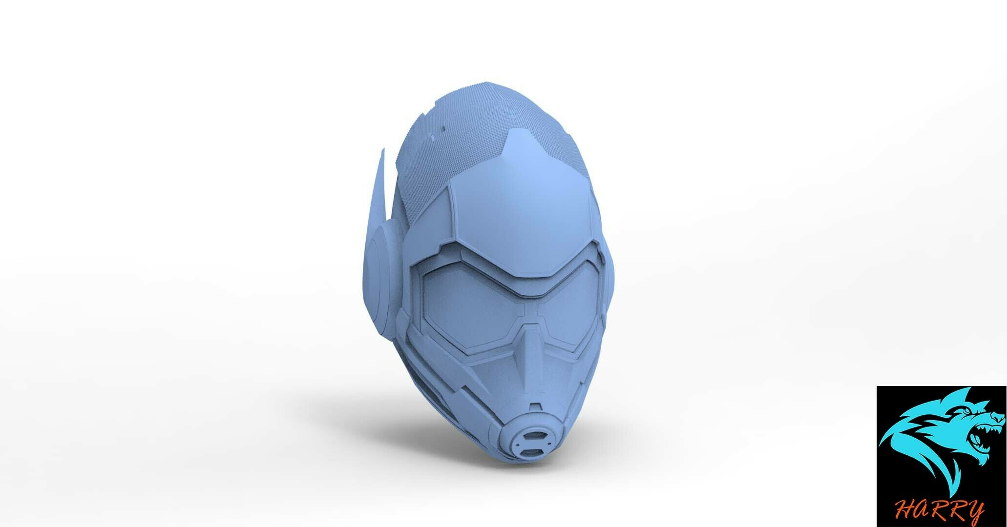 avispa hembra casco 3d impresión cosplay Arte juguete juegos 3D print model - Mito3D