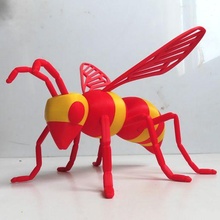 wasp art guepe animals animal insect figurine toy statuette 3d print model - Mito3D