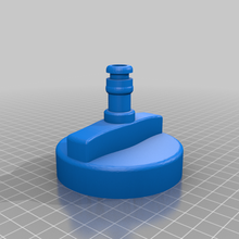 tapa tanque agua adaptador mit conexión gardena herramienta 3d impresión 3d print model - Mito3D