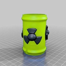 waste bin home containers 3d print model - Mito3D