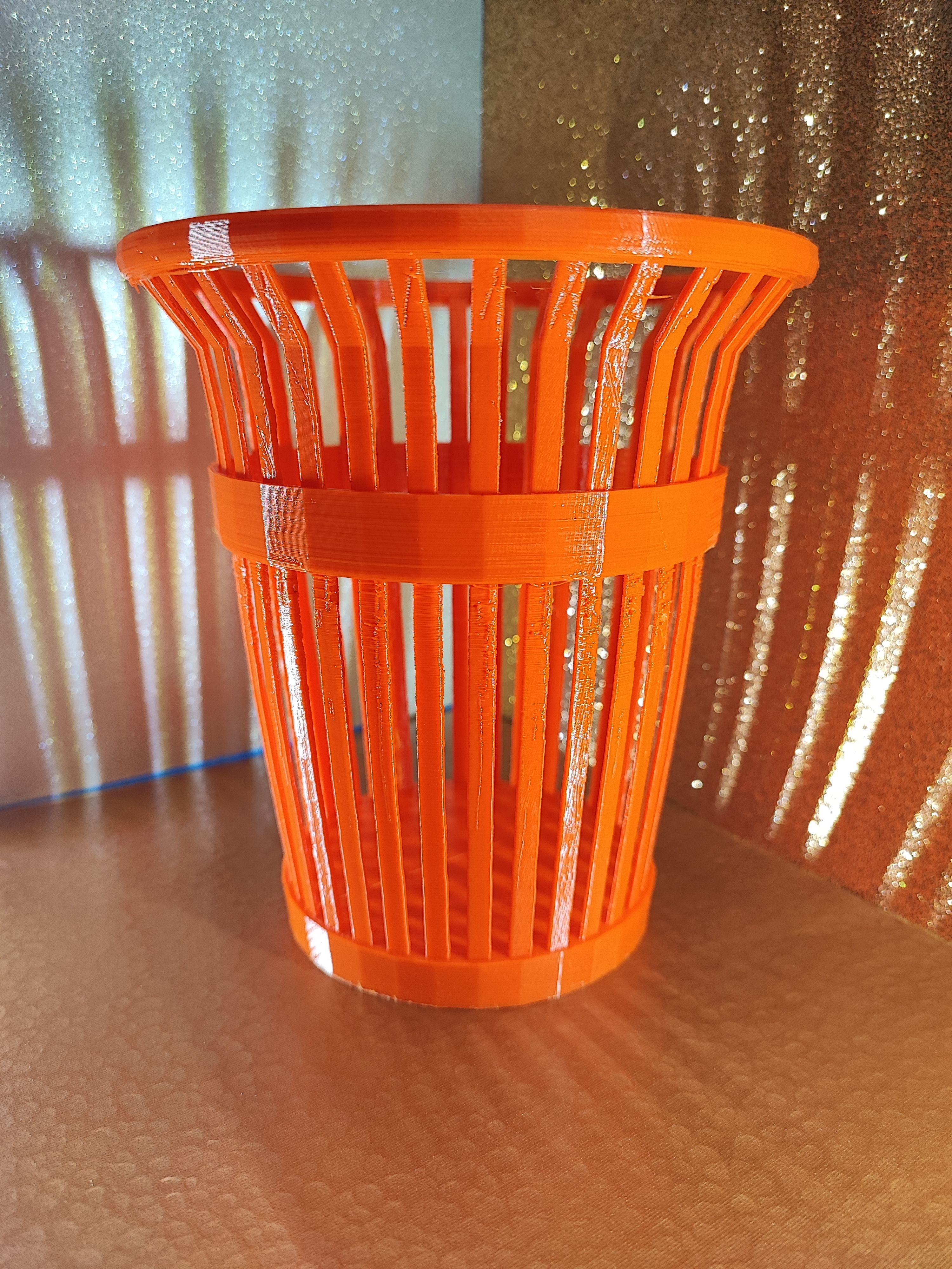 wastepaper basket paper office home object bricoloup 3d 3D print model - Mito3D