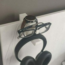 watch + headphones glasses headrest hanger household 3d print model - Mito3D
