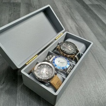 orologio scatola 4 fessura gioielleria Conservazione cor accessorio titolare supporto 3d print model - Mito3D