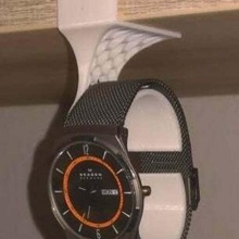 watch holder hanging 19 mm shelf watchholder organization 3d print model - Mito3D