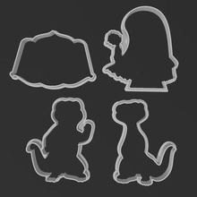 watch royal detective - cookies cutters game kitchen cookie cutter mira 3d print model - Mito3D