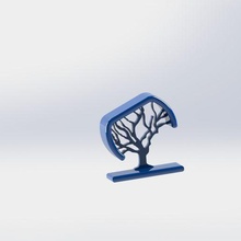 sehen Stand Baum Gadget Halter Unterstützung Rolex Apfel Samsung Etikett heuer Natur 3d print model - Mito3D