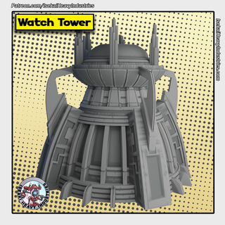 watch tower marvel crisis protocol terrain 3d print model - Mito3D