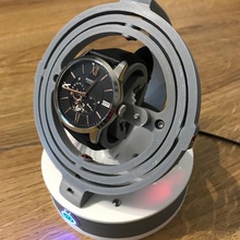 gyro Uhrenbeweger watch-winding Uhr Mode gyrowinder automatische arduino stepper motor 28byj-48 uno mechanische 3d print model - Mito3D
