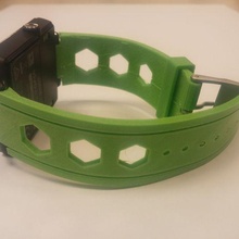 watchband garmin vivoactive buckle fashion band flexible filament watch accessories 3d print model - Mito3D